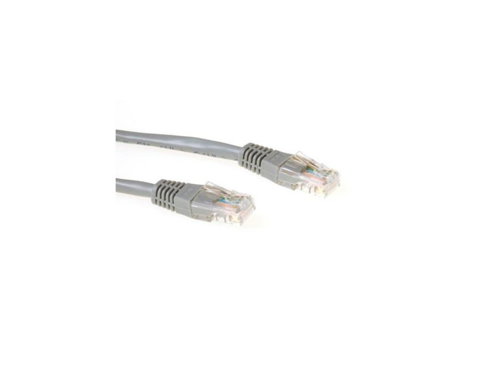 ACT netwerkkabel | Cat6 | U/UTP (UTP) | 15 m | Grijs - Matmuis - Matmuis